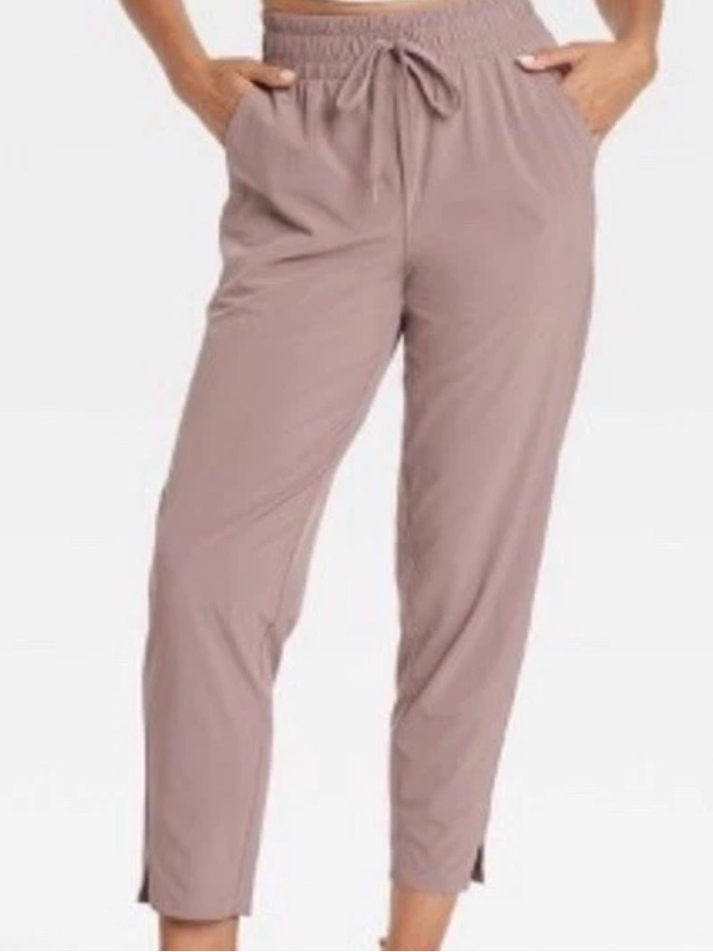 all in motion Mauve Drawstring Ankle Pants